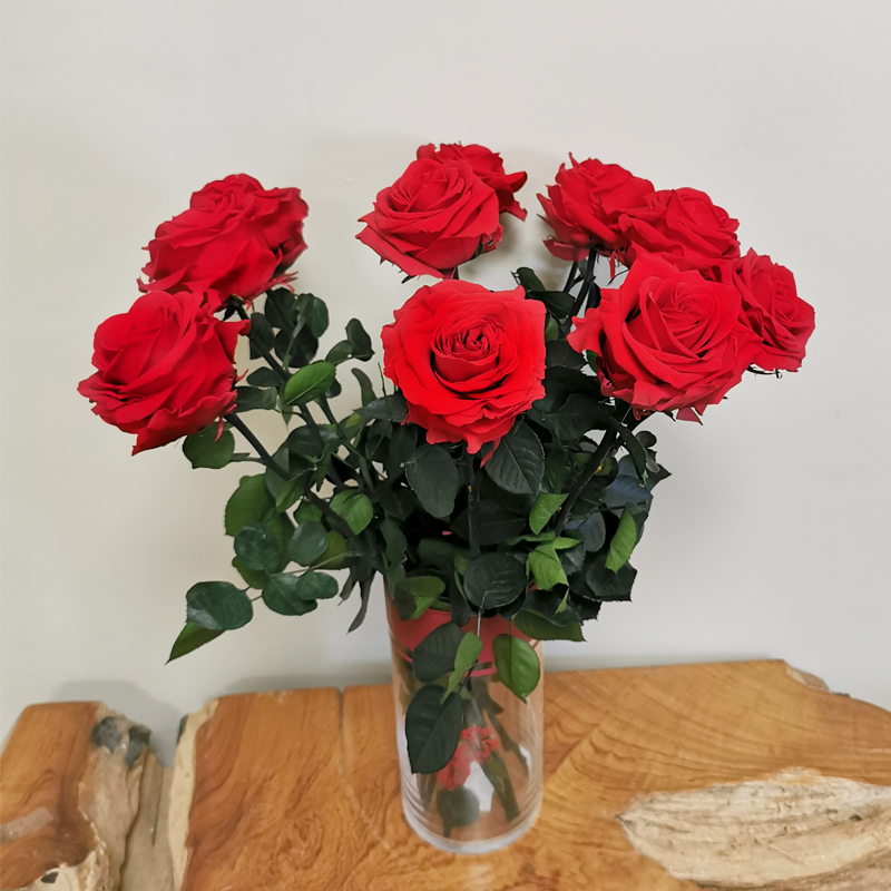 LA ROSE ROUGE ÉTERNELLE - Passion Fleur, votre fleuriste dans les Landes